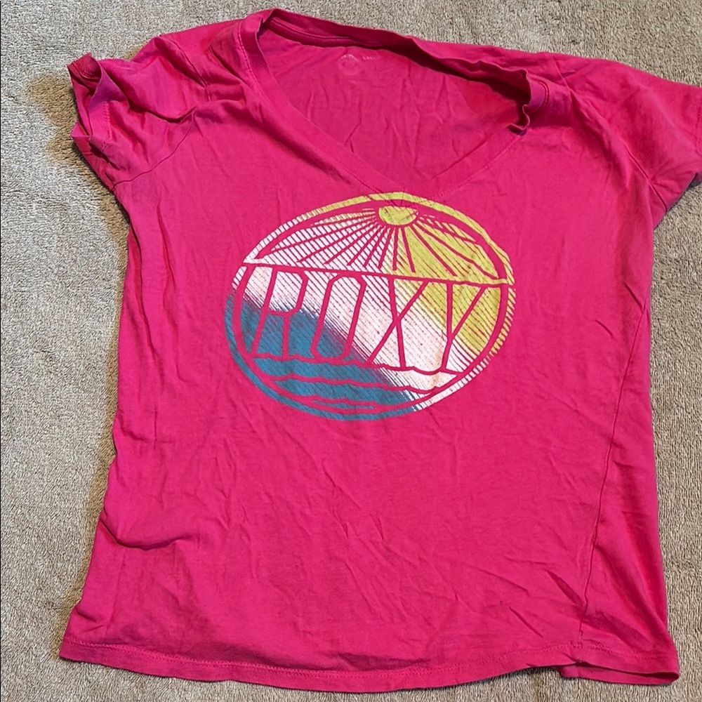 Roxy Pink Graphic T-Shirt